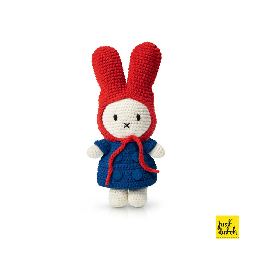 Miffy in Winter Coat Dress Crochet Doll