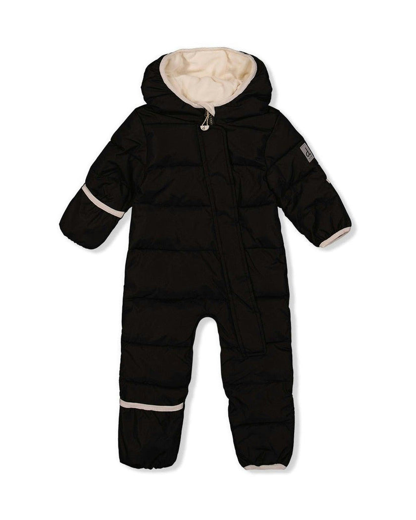 Baby Cloud One Piece Snowsuit Adapted For Car Seats Black