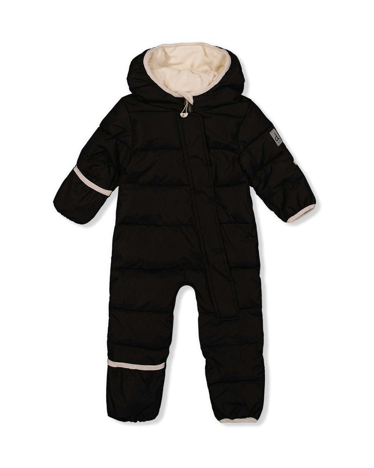 Baby Cloud One Piece Snowsuit Adapted For Car Seats Black