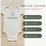 Big Sister Clay Organic Cotton Short Sleeve Baby Bodysuit