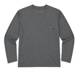 Mayfly Bamboo Long Sleeve Tee - Heather Grey