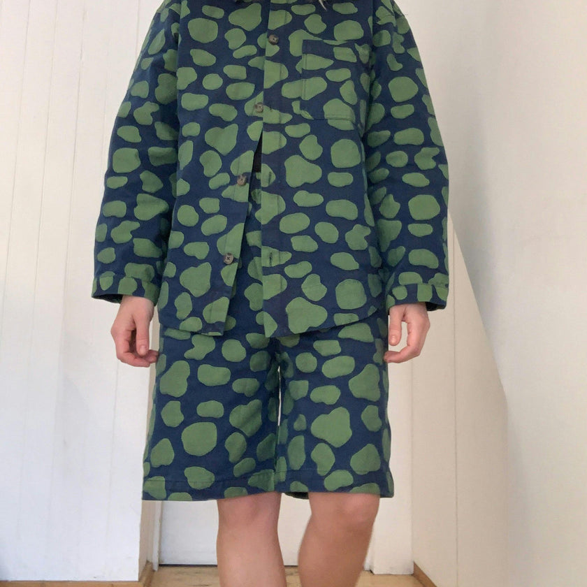 Adult Jagger Denim Dot Overshirt