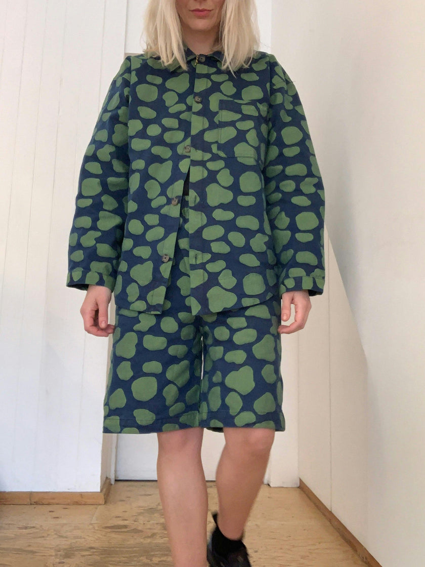 Adult Jagger Denim Dot Overshirt