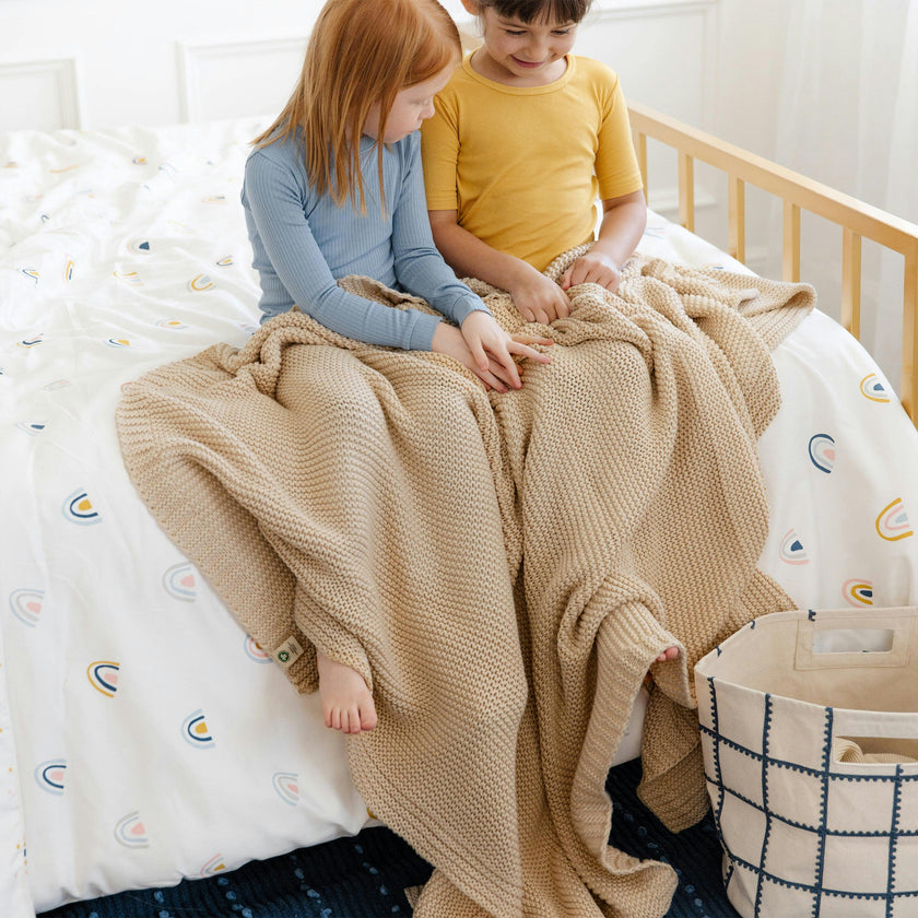 Chunky Knit Throw Blanket
