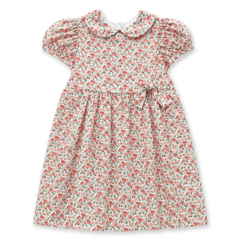 Floral Dress with Tie