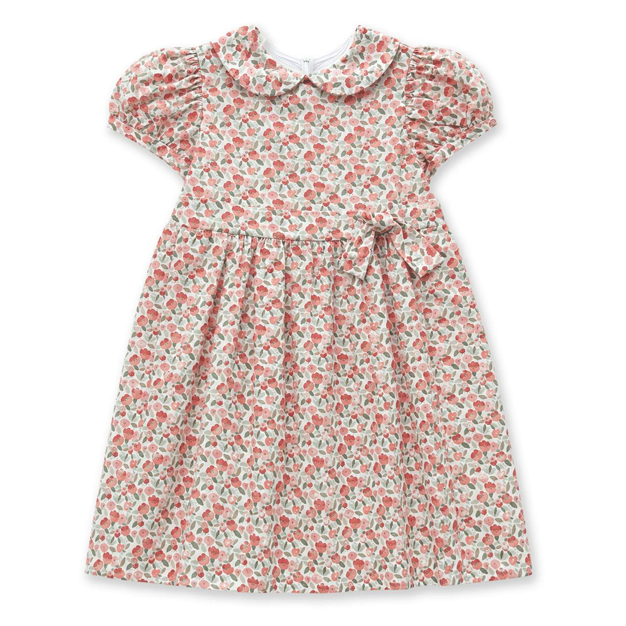 Floral Dress with Tie