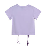 Purple Tee with Star Accent