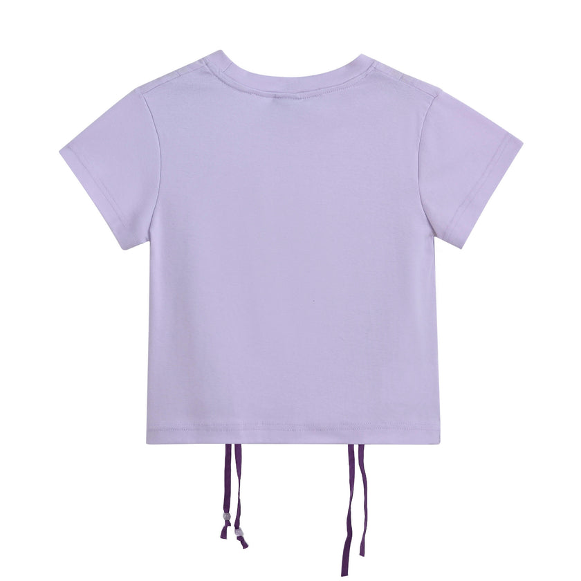 Purple Tee with Star Accent