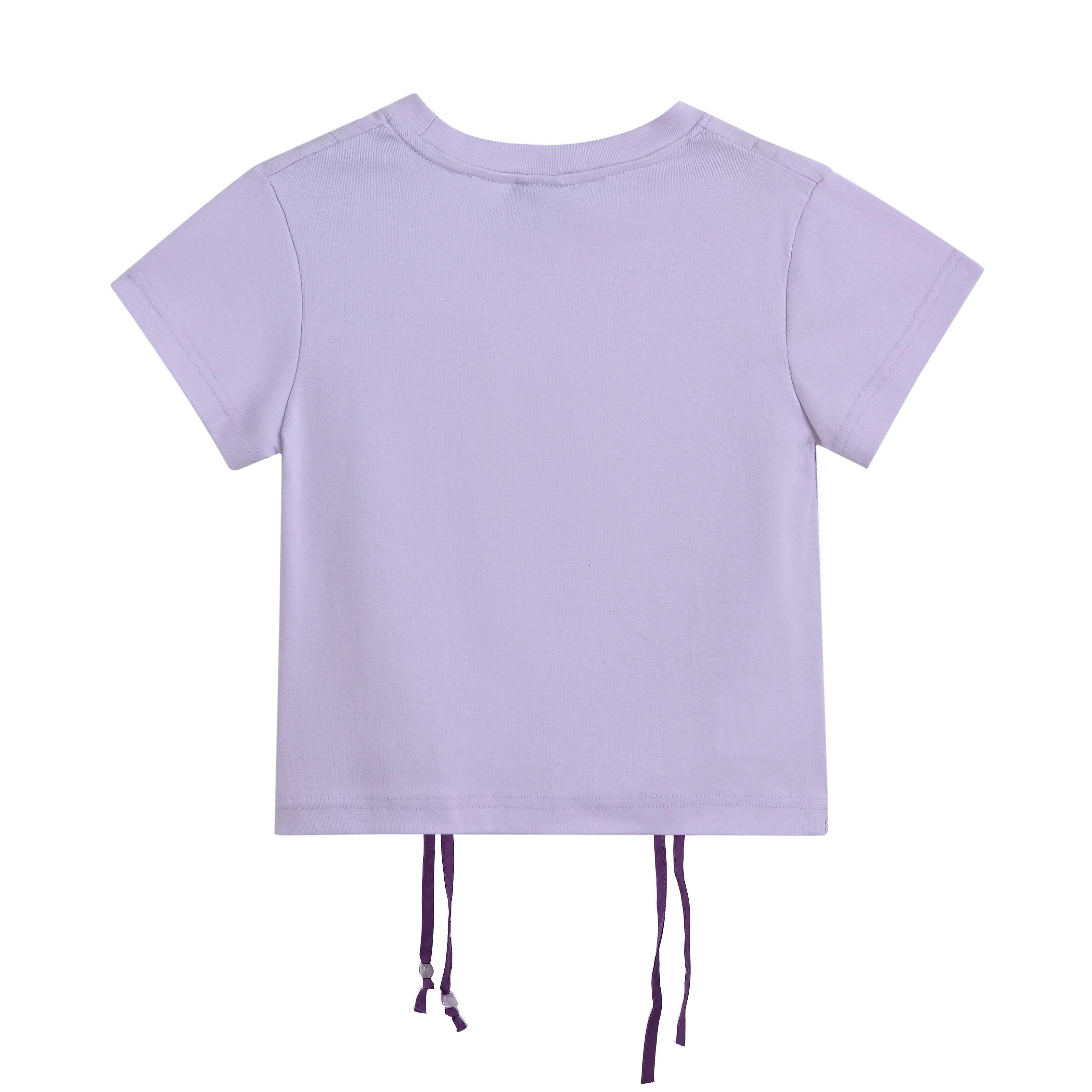 Purple Tee with Star Accent