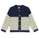 BONTON Pekin Cardigan - Sailor Blue