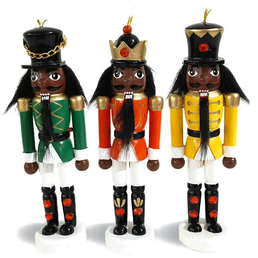 Colors of Africa Nutcracker Ornaments