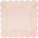 Western Bandana Square Plates