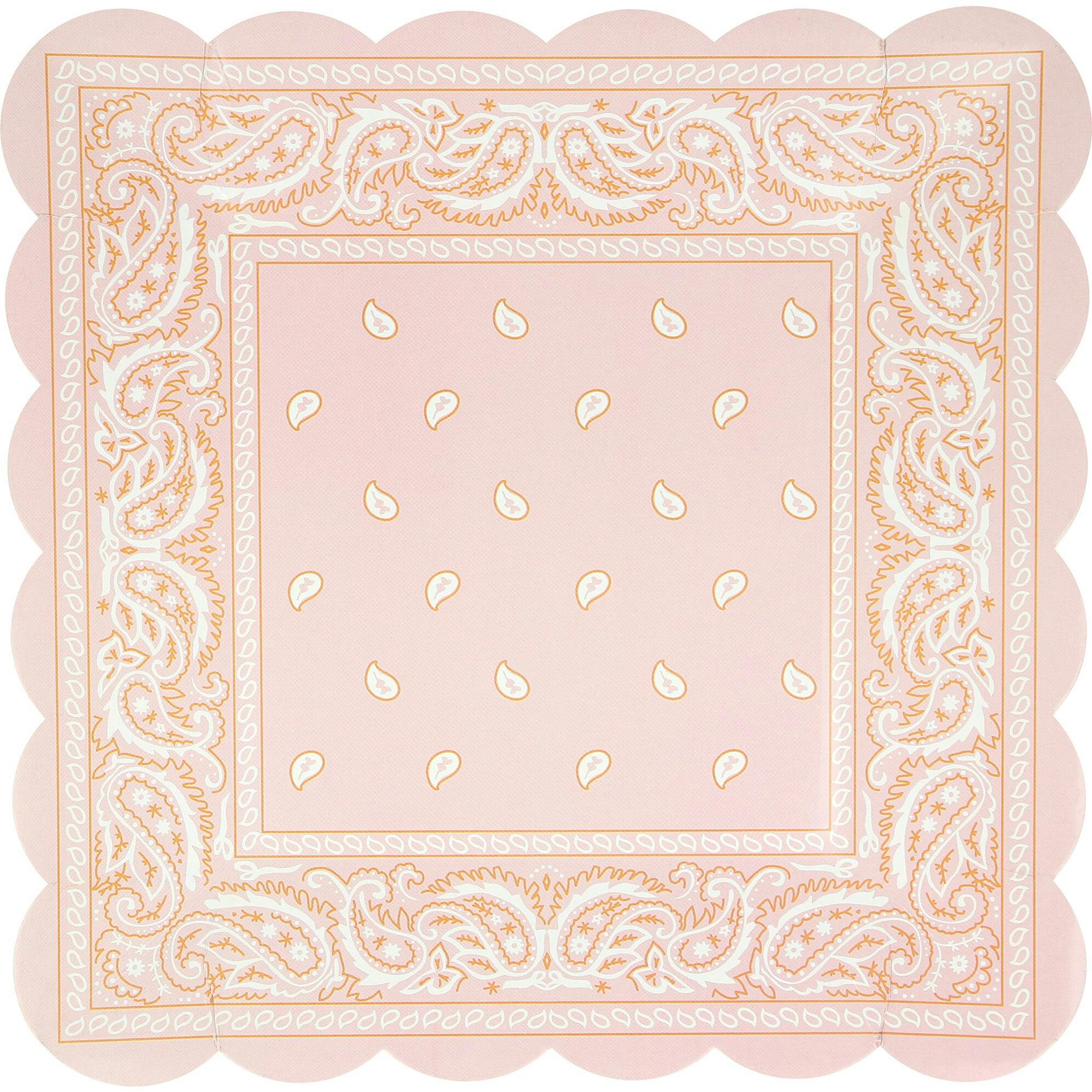 Western Bandana Square Plates