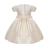 Ivory Vistaine Floral-Embroidered Pleated Dress