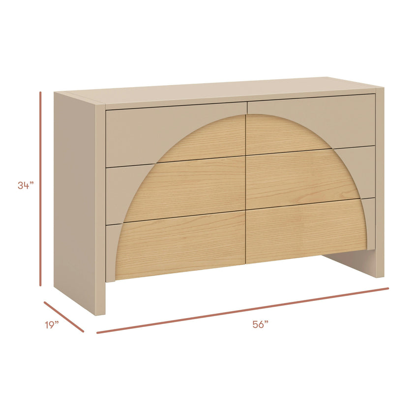 Babyletto Moab 6-Drawer Assembled Dresser