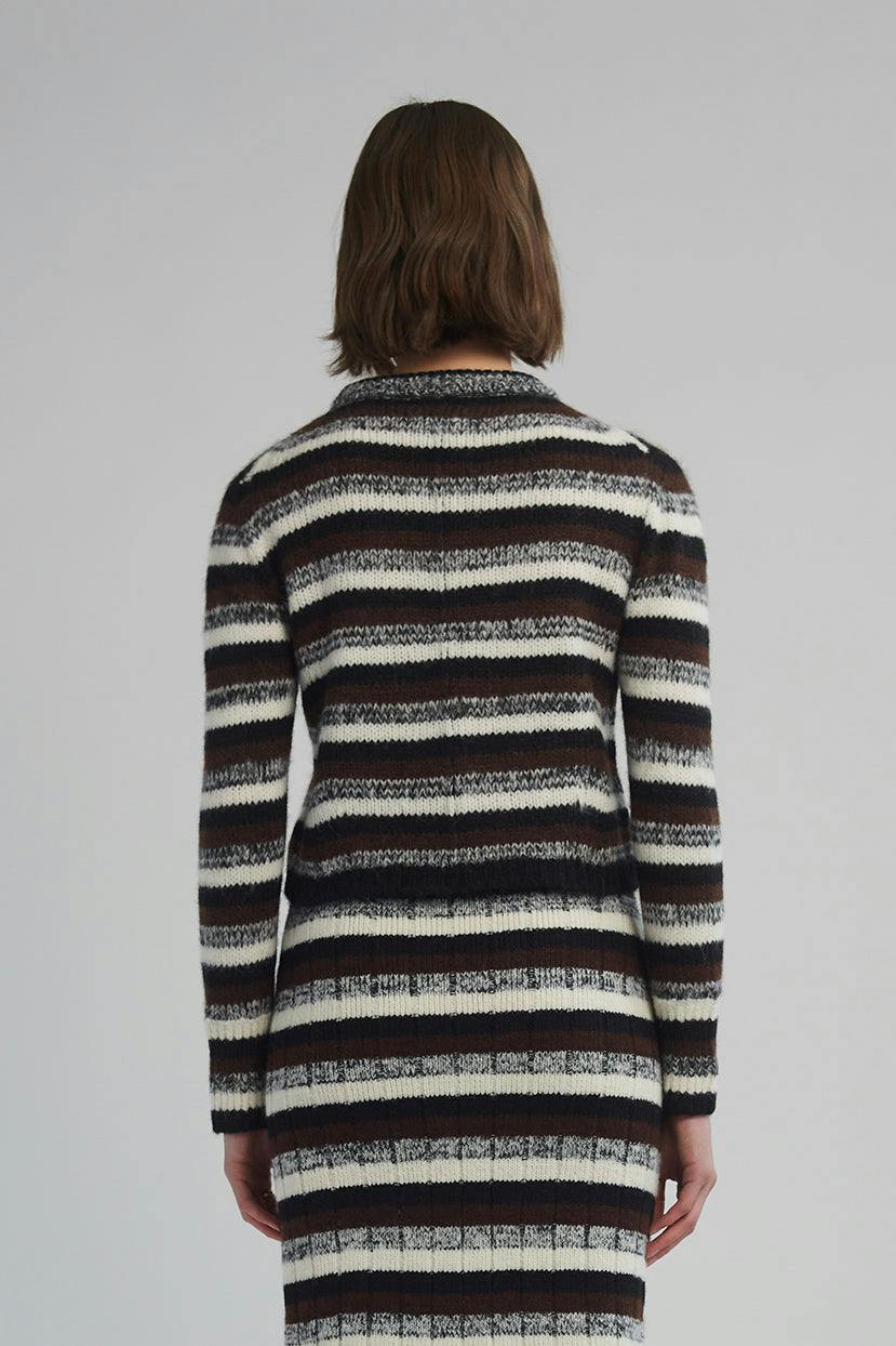 AVA MULTI STRIPE SWEATER