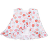 Strawberry Bliss - Ruffle Back Top & Bloomer