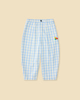 Friday Pant in Sky Plaid