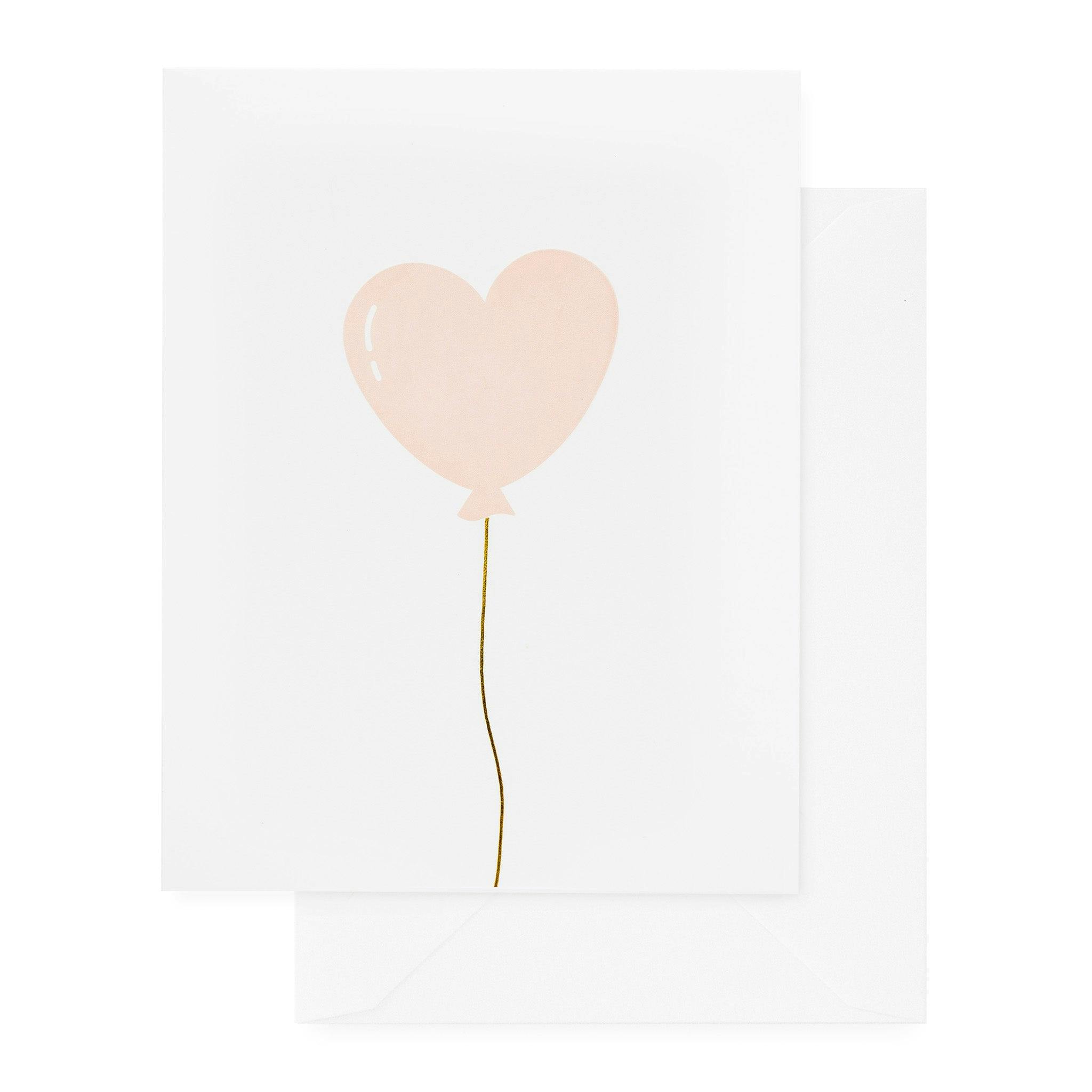 Heart Balloon Card