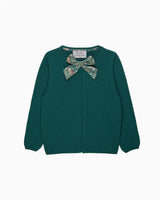 Bow Cardigan in Strawberry Thief