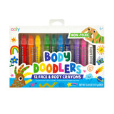Body Doodlers - Face & Body Crayons - Set of 12
