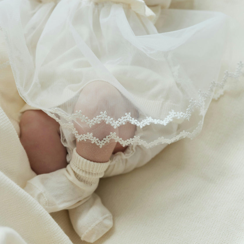 Organic Cotton Baby Dress Gift Set – 5 Pieces