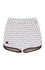 football retro super short with brown piping