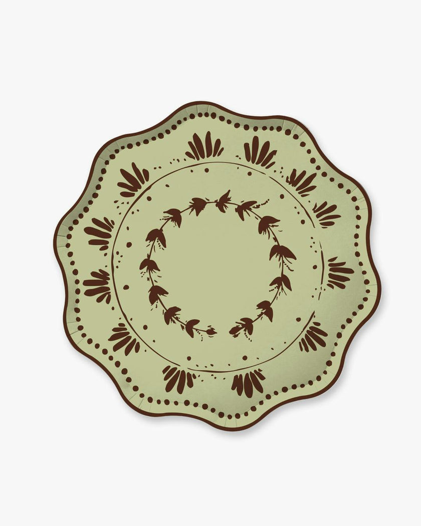 Plume Dinner Plate Set - Mint