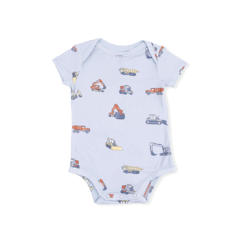 Construction Vehicles - Short Sleeve Bodysuit