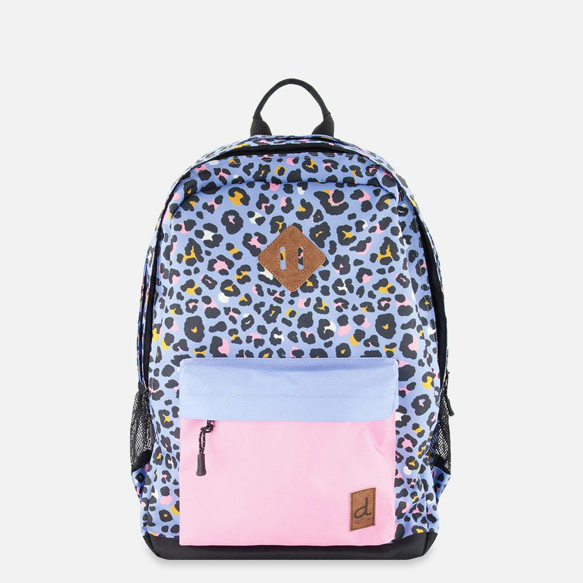Little Girl Leopard Practical Spacious Durable Backpack