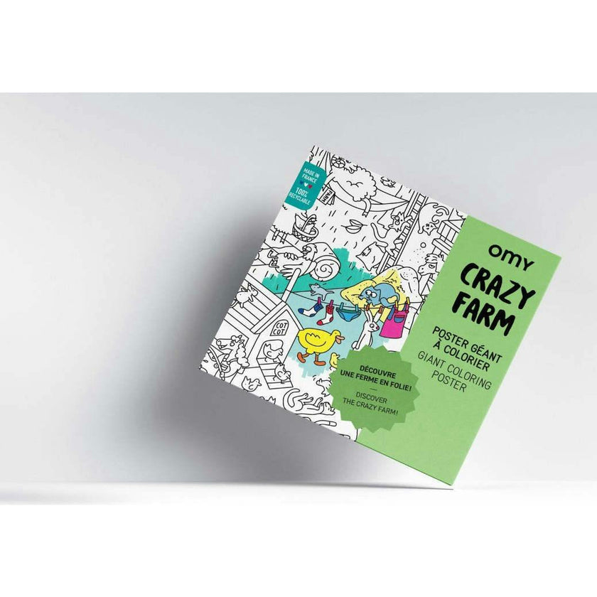 GIANT COLORING POSTER - FARM