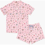 Candy Cane Lane Bamboo Women's Pajama Short Set