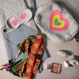 Crazy Hearts Blanket Travel Set