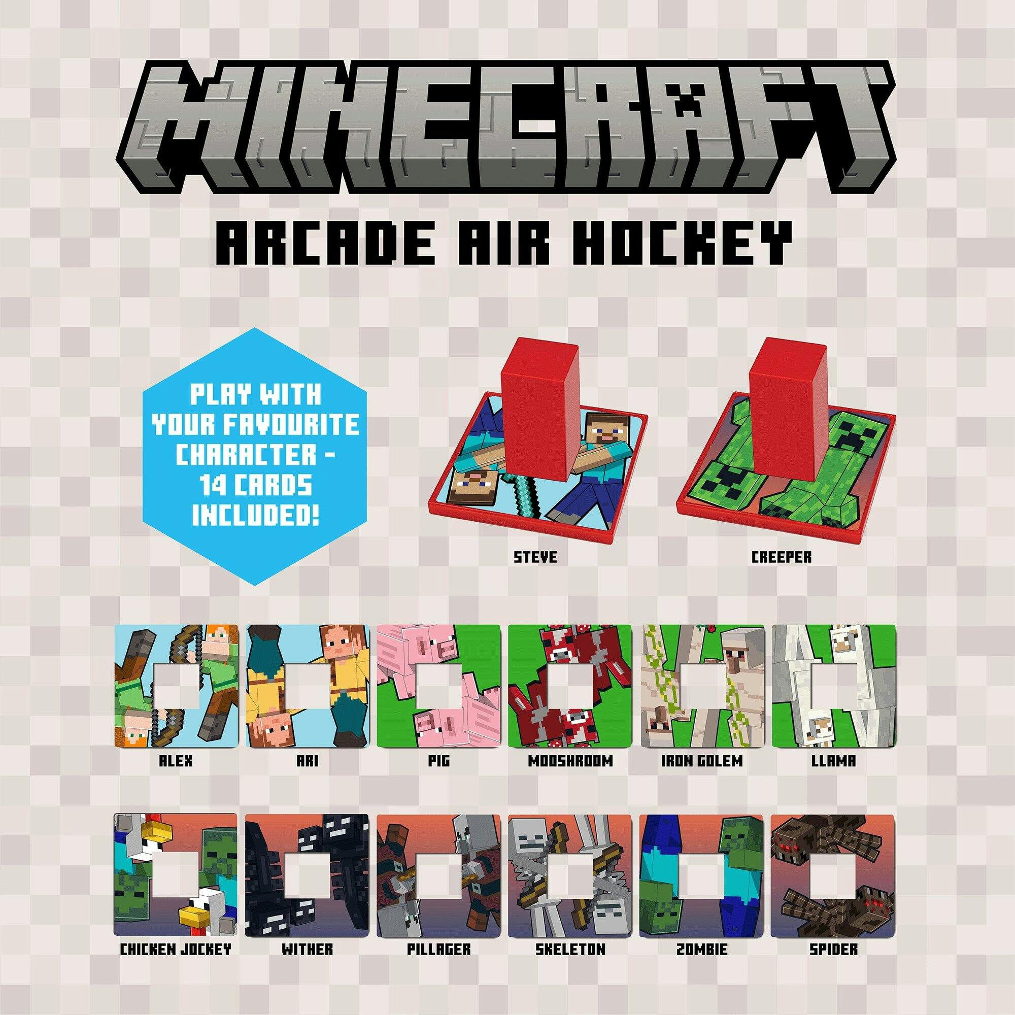 Minecraft Arcade: Air Hockey (Premium Series) - Overworld