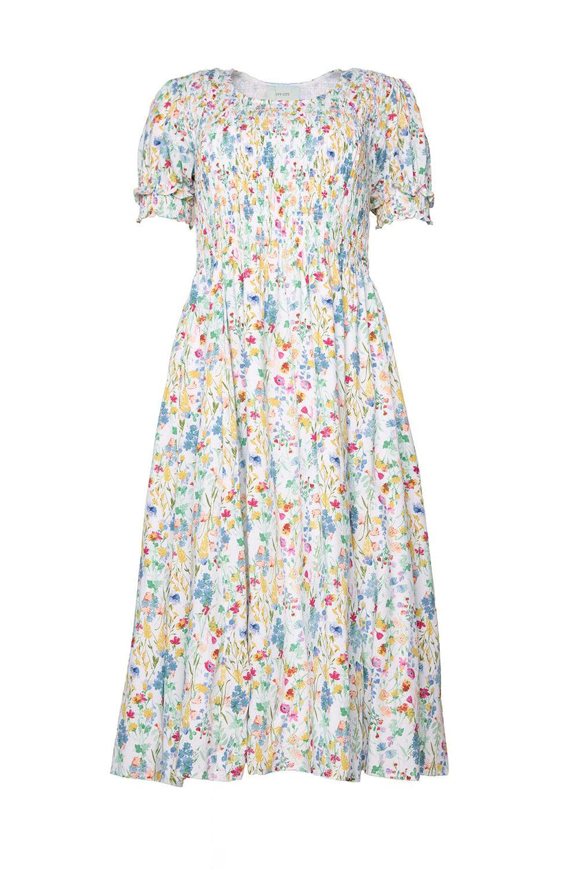 Amelie Dress in Floral Fields