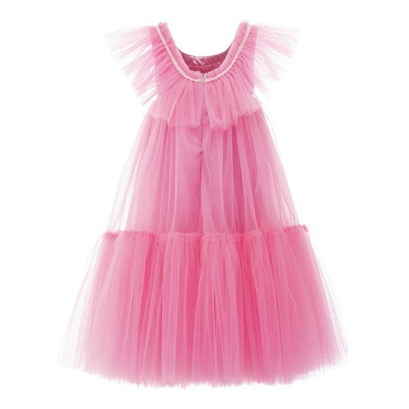 Pink Beckwith Ruffle Dress