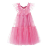Pink Beckwith Ruffle Dress