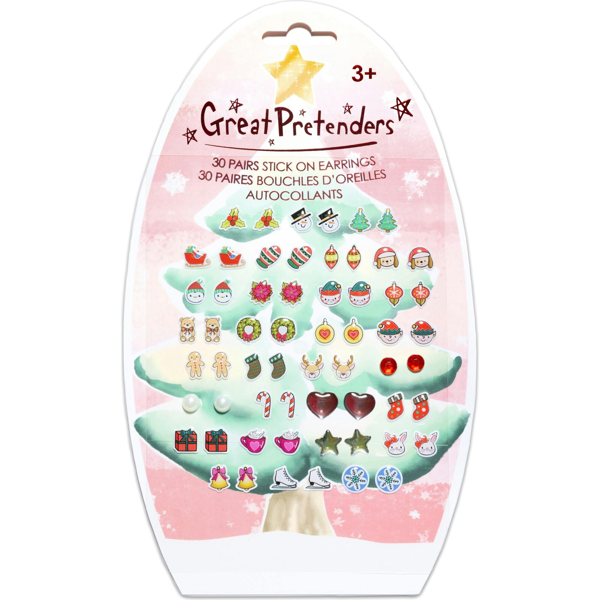 Cheerful Holiday Sticker Earrings Bundle