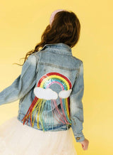 Crystal Rain Denim Jacket – Teen/Women