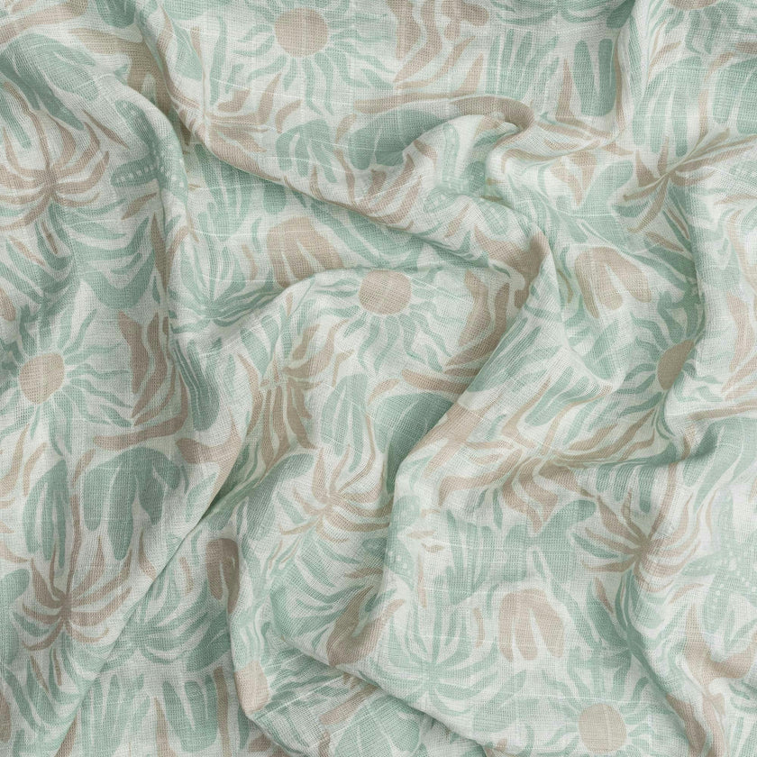 Cove Cotton Muslin Swaddle Blanket Set (Beach, Set of 3)