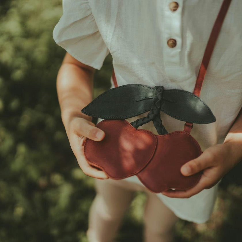 Nanoe Fruit Cherry Classic Leather Purse