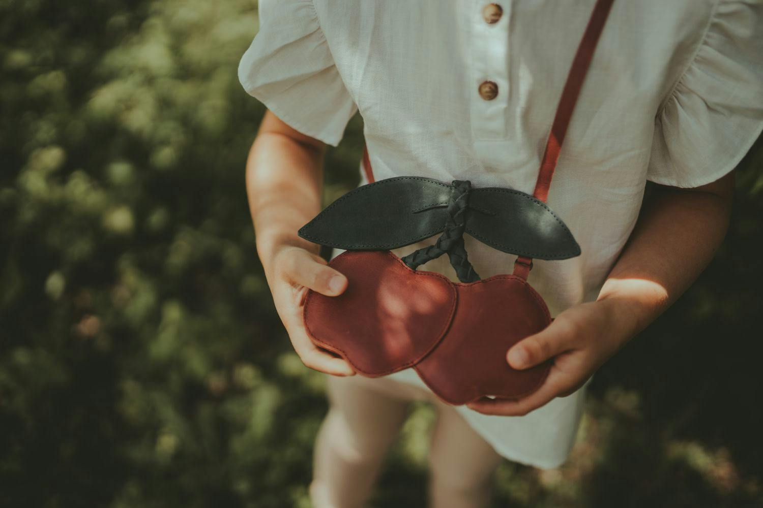 Nanoe Fruit Cherry Classic Leather Purse
