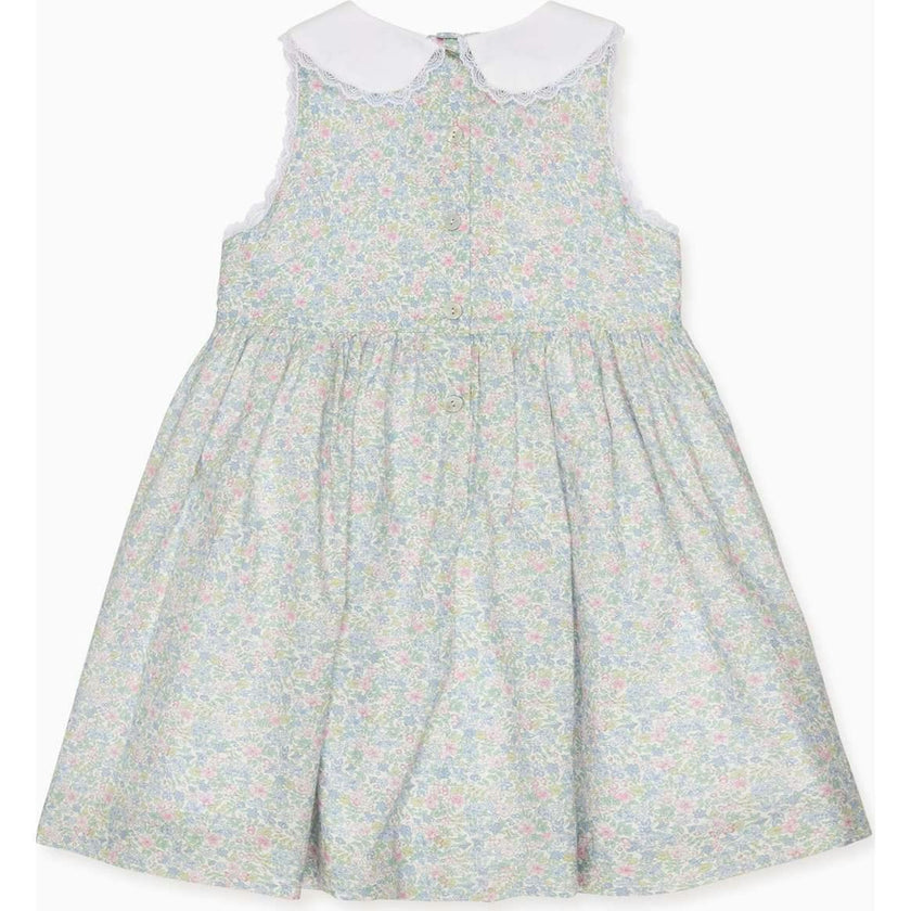 Light Blue Floral Aimee Girl Dress