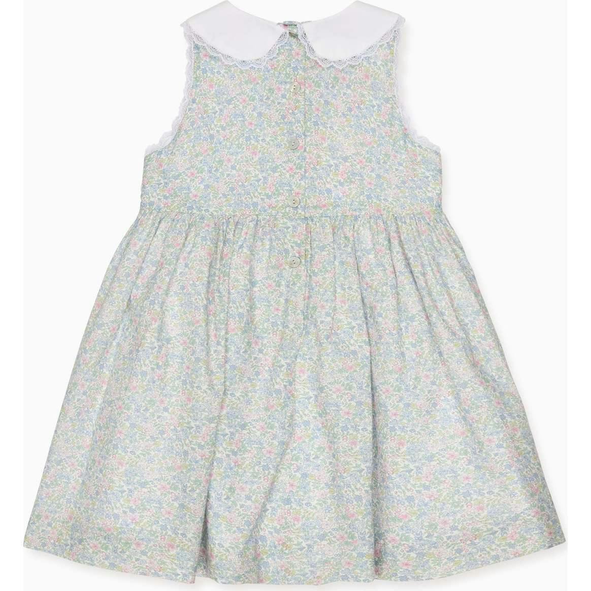 Light Blue Floral Aimee Girl Dress