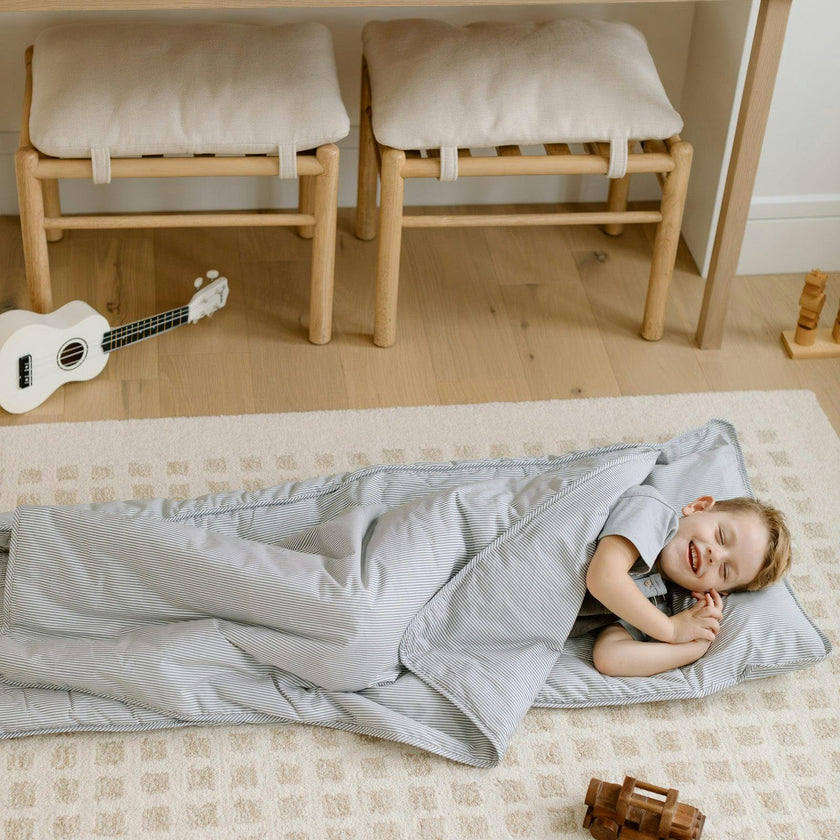 Organic Toddler Nap Roll-N-Rest Mat Set