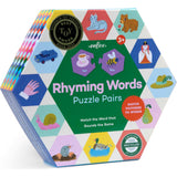 Hexagon Puzzle Pairs: Rhyming Words