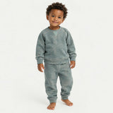 Heathered Vintage Sherpa Sweatshirt + Sweatpant Set