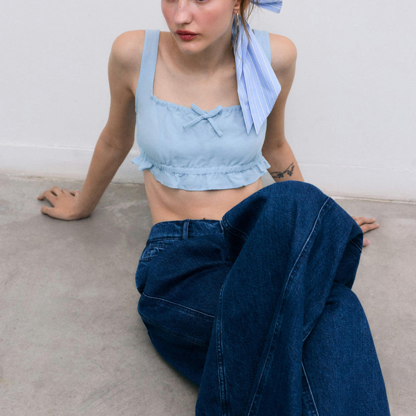 Amaryllis Woman Top 2 Soft Sky