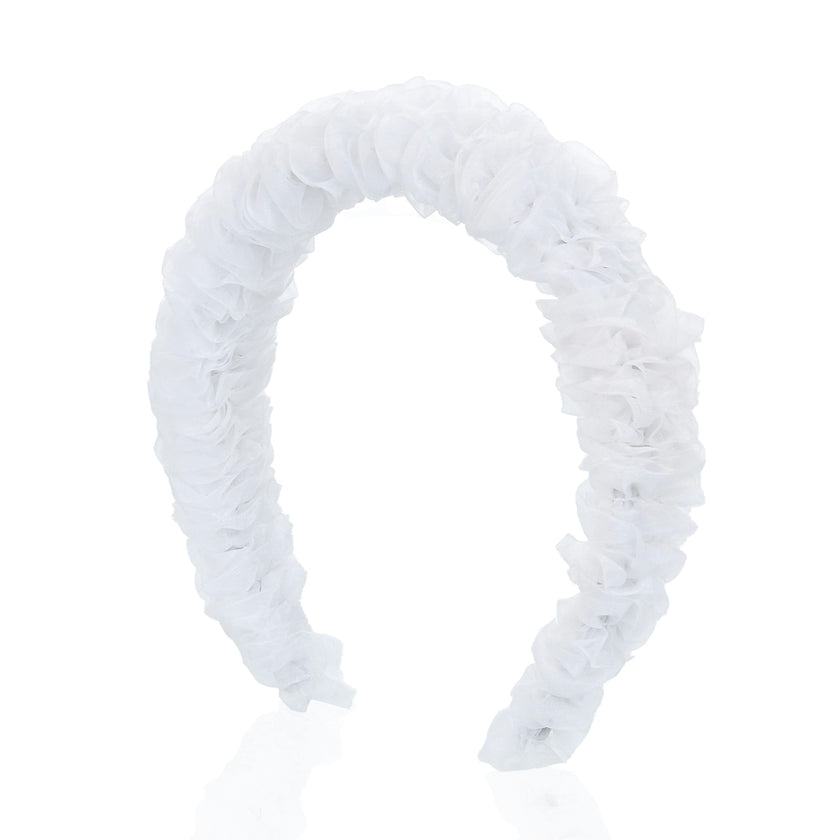 Ruffled Sheer Headband