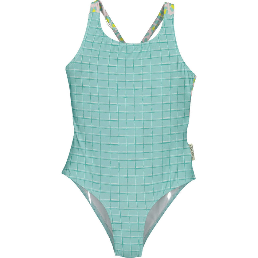 Water and candy animal dots swimsuit